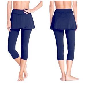 Land’s End Plus Standard Sizes swimsuit, cover-up leggings Navy Blue Various